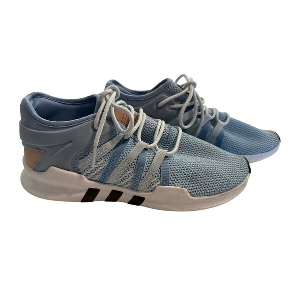 Adidas Sneakers Women's Size 8 EQT ADV Racing Light Blue/Peach CQ2157 EUC - Picture 1 of 9